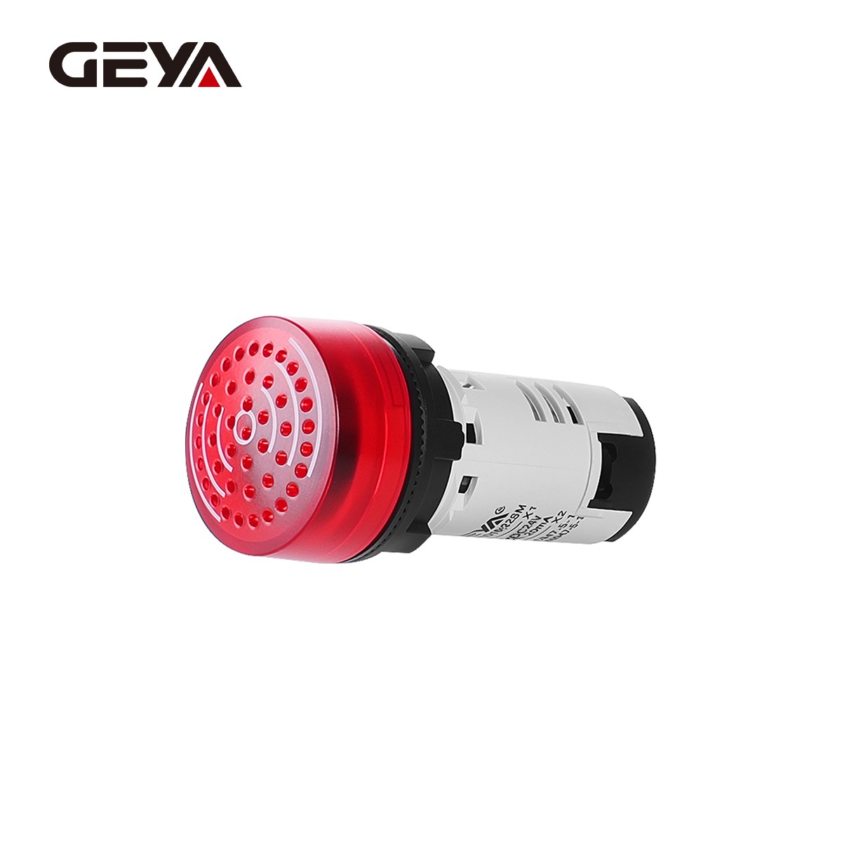 GEYA Intermittent Buzzer Alarm Flash LED Signal Light Indicator AC/DC 12/24/220V