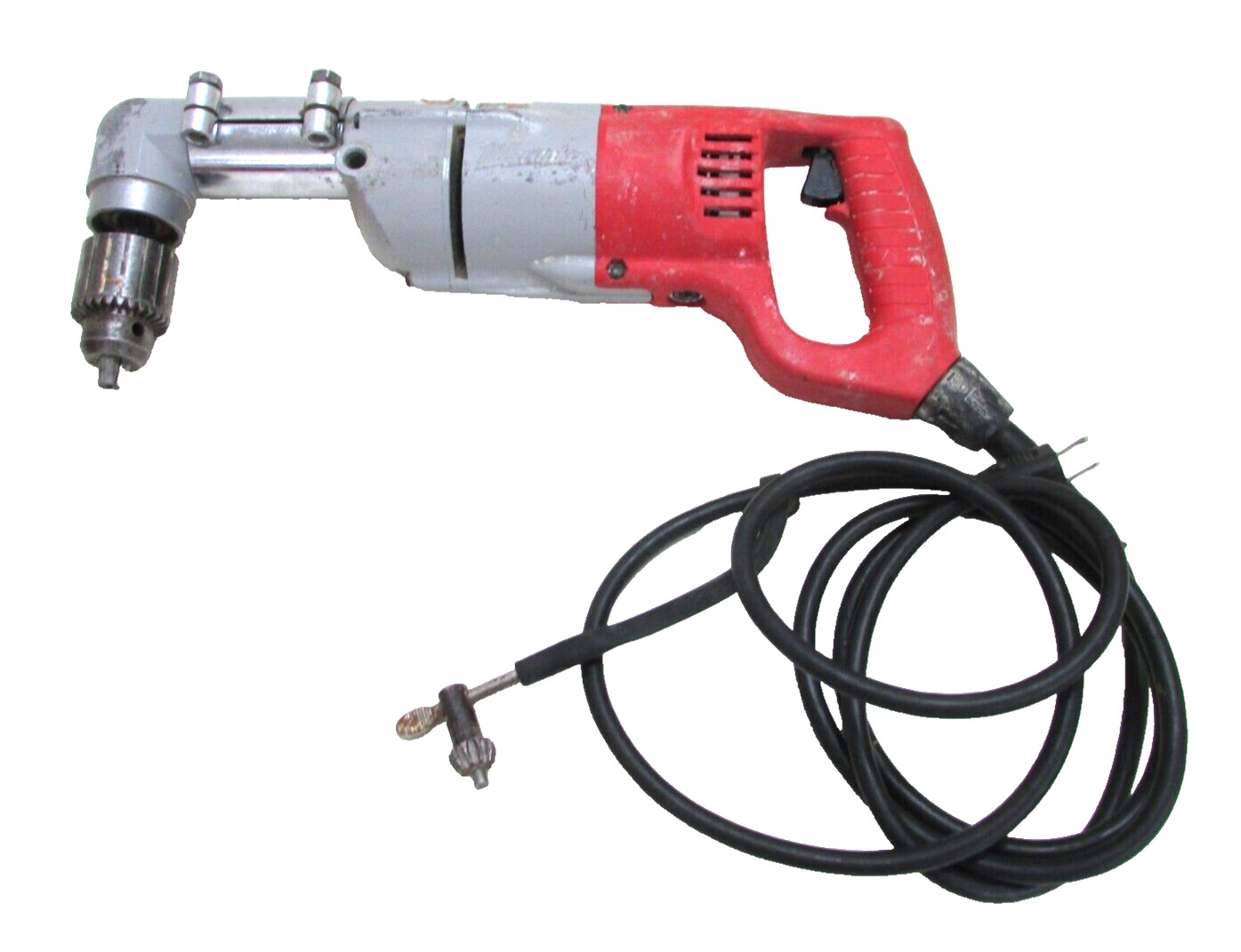 MILWAUKEE HEAVY-DUTY 1/2″ RIGHT ANGLE DRILL No. 1107-1, 120V, 7.0A, 0-500 RPM