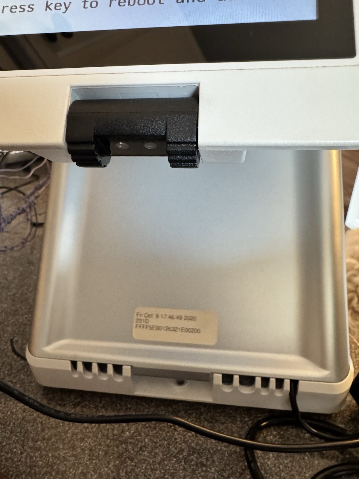 PAX E500 POS Terminal Powers Up, Reset To Factory Condition As Is Free Shipping
