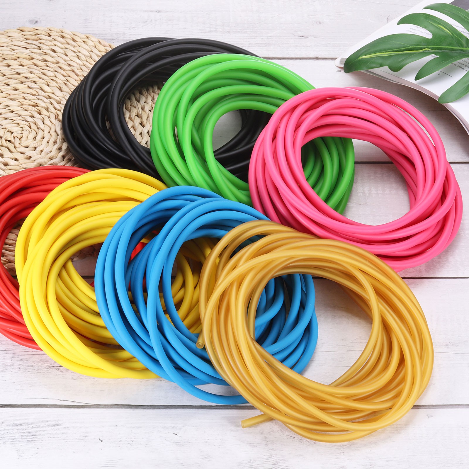 13 Ft(4M) Latex Rubber Tubing, 1/8″(3mm)ID 1/4″(6mm)OD, Green