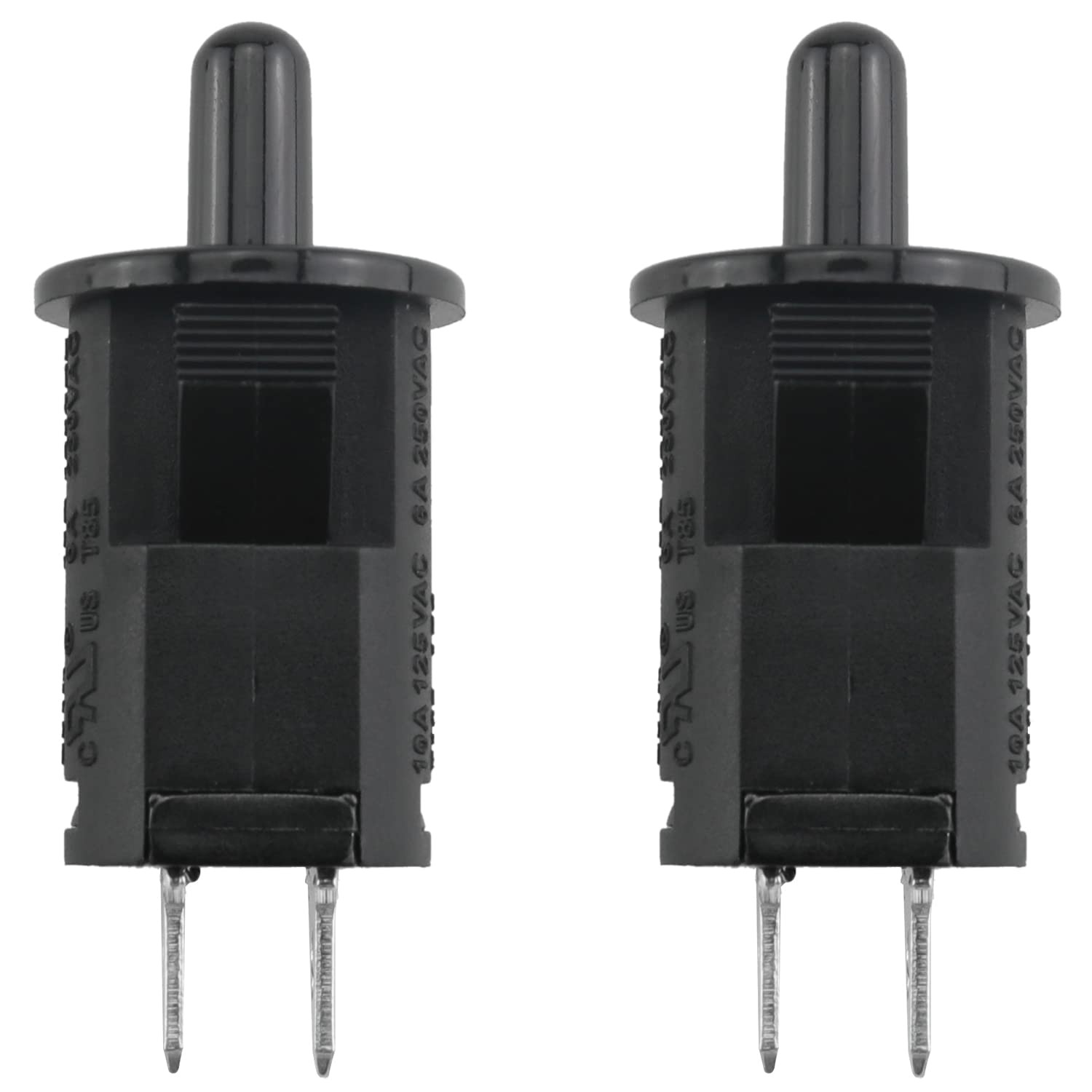 Refrigerator Door Light Switch 2pcs 10mm Ac 250v 3a Normally Closed Momentary Fr