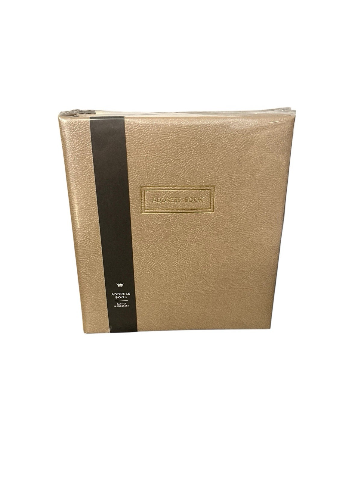 Hallmark Traditional Address Book Faux Leather Ringbound Divided Tabs Sections
