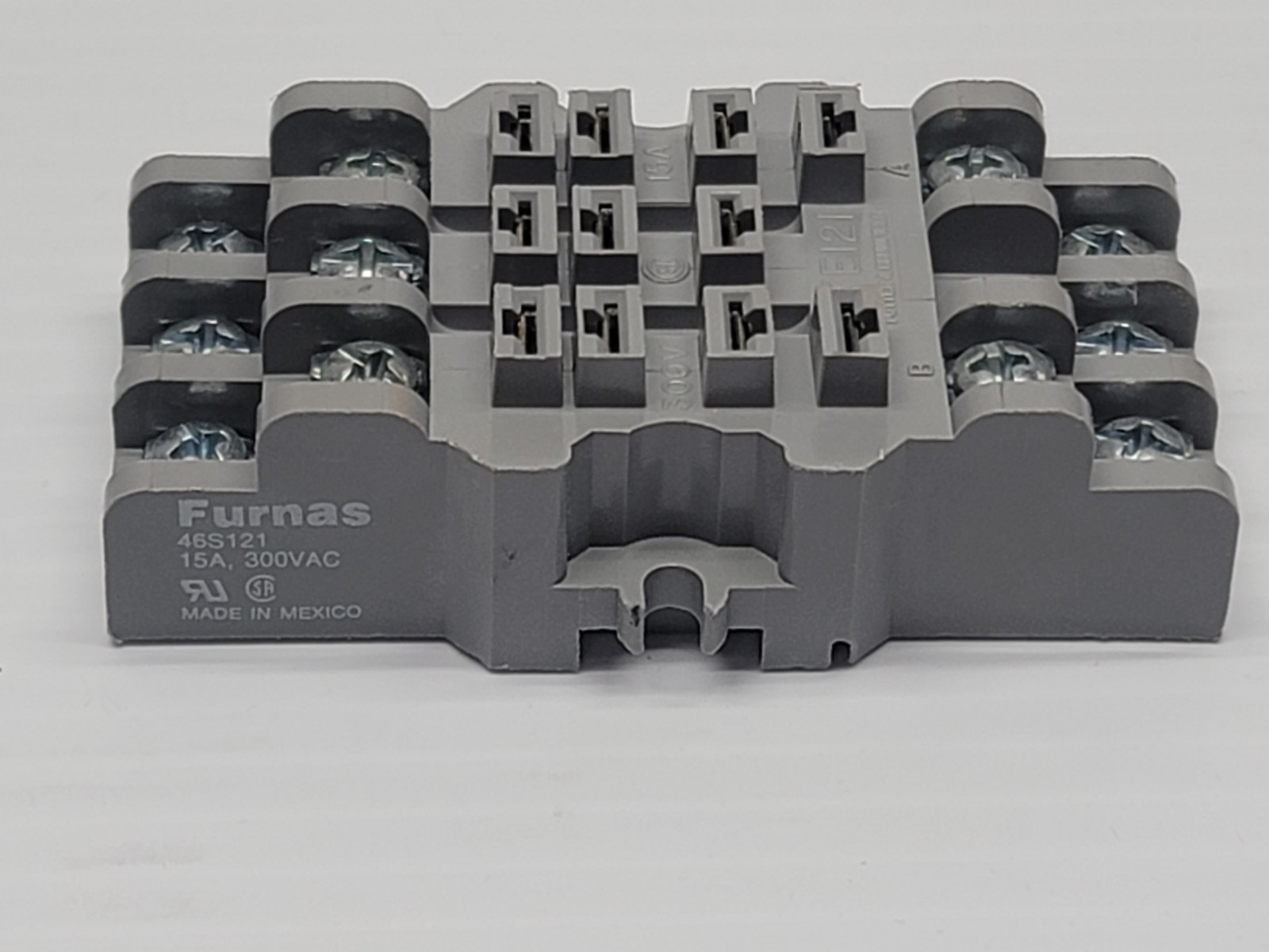 Furnas 46S121, 27E121, 15A, 300VAC, 11 Term, Socket Screw (5 Per Box, Lot of 2)
