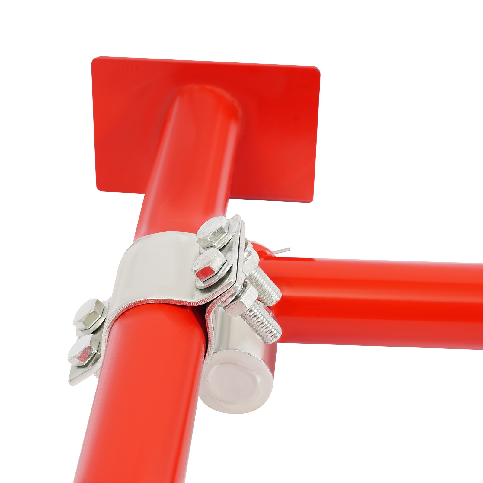 Wall Mount Crane Bracket Alloy Steel Hoist Bracket Red Swing Arm 180° Industrial