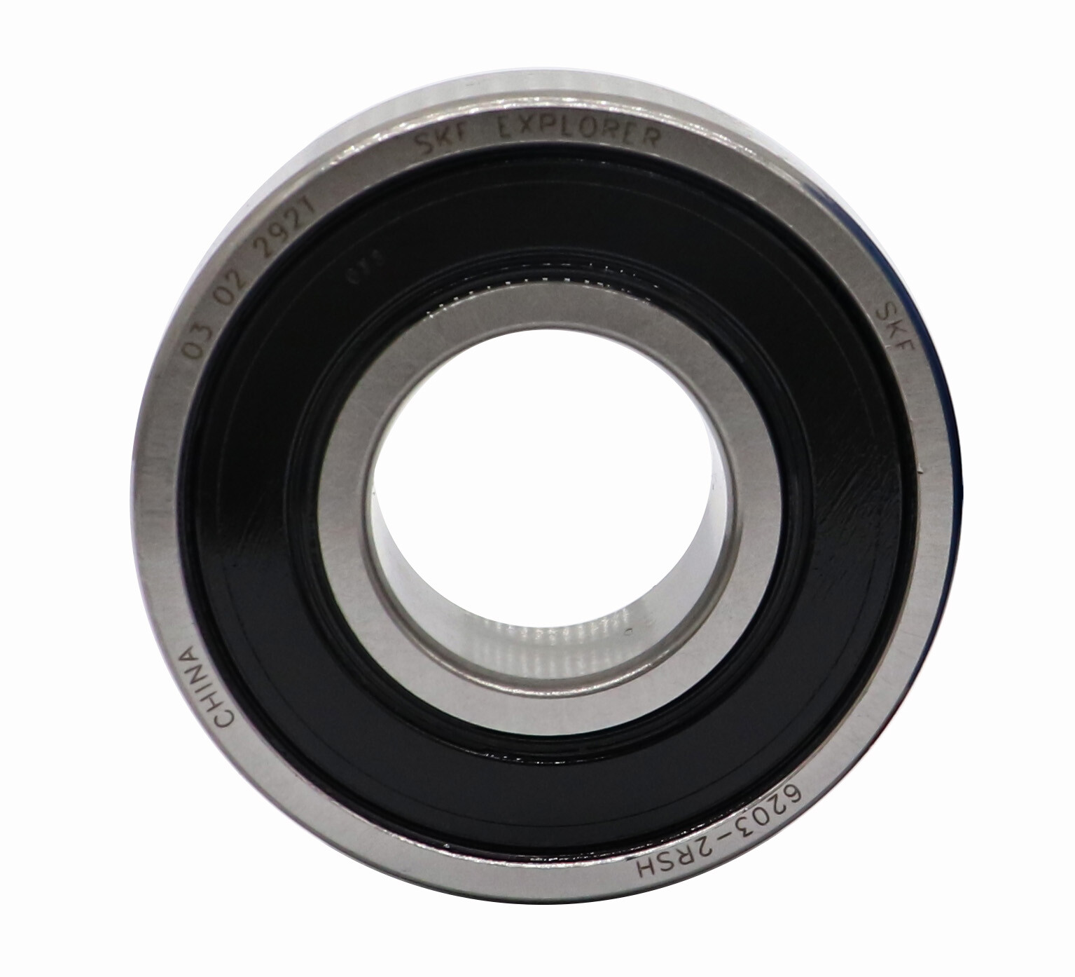 (2 PACK) SKF 6203-2RSH 17X40X12MM Double Rubber Seal Ball Bearings