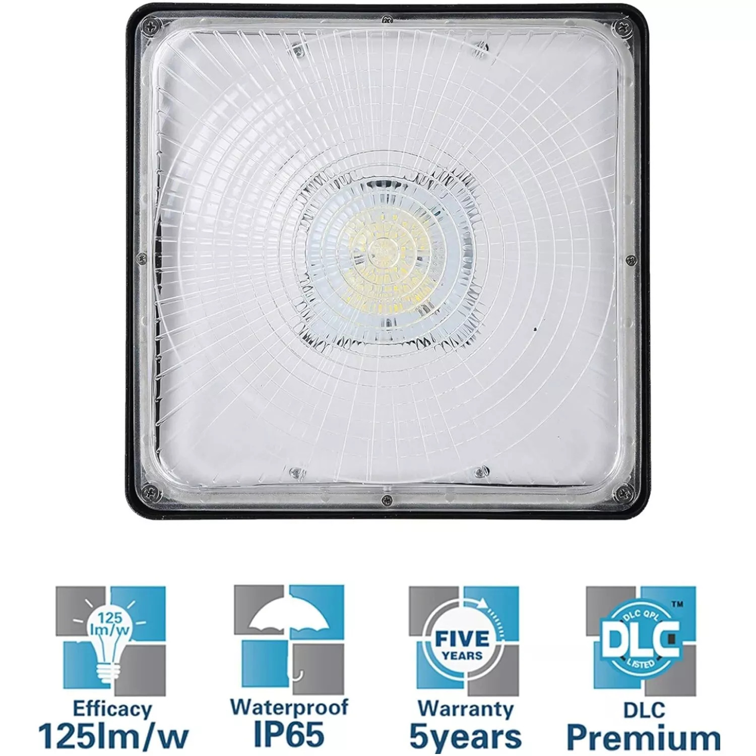 Outdoor Gas Station LED Canopy Garage Light 70W Parking Lot Street Light 4PACK