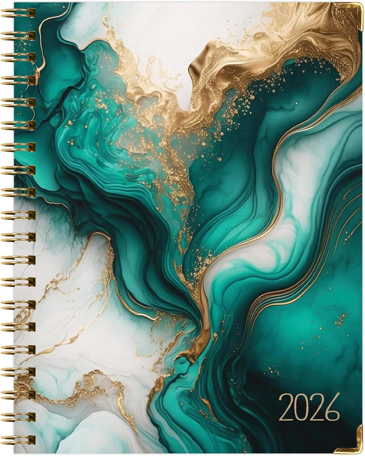 HARDCOVER 2026 Planner, 7″x9″: 14 Months (November 2025 – December 2026), Daily