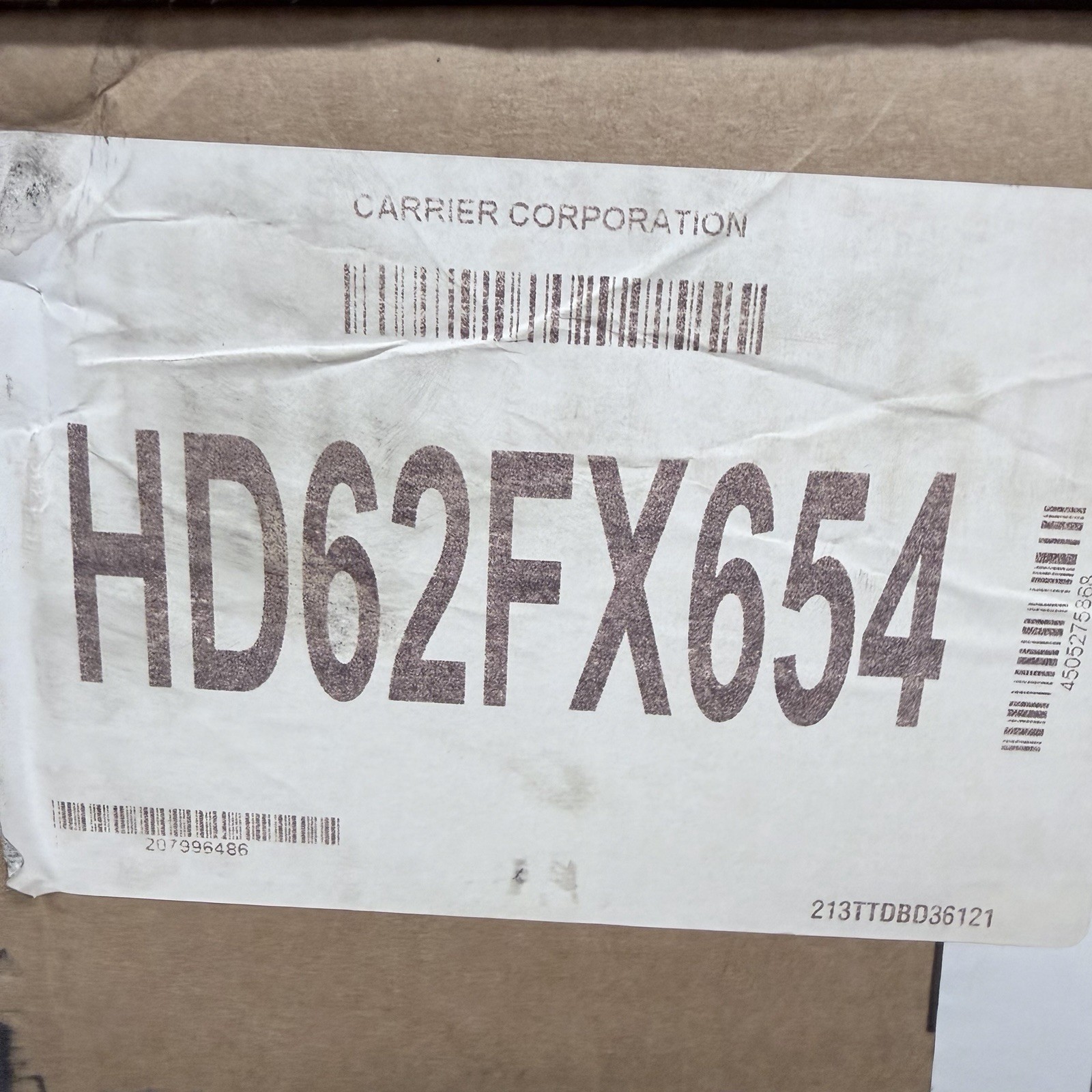 Carrier HD62FX654 Blower Motor OEM MARATHON 7.5HP 60HZ 230/460V