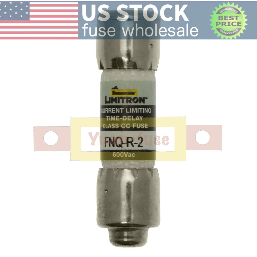 10PCS FNQR2 New Bussmann FNQ-R-2 2A 600Vac Time-delay Fuse Fast Shipment