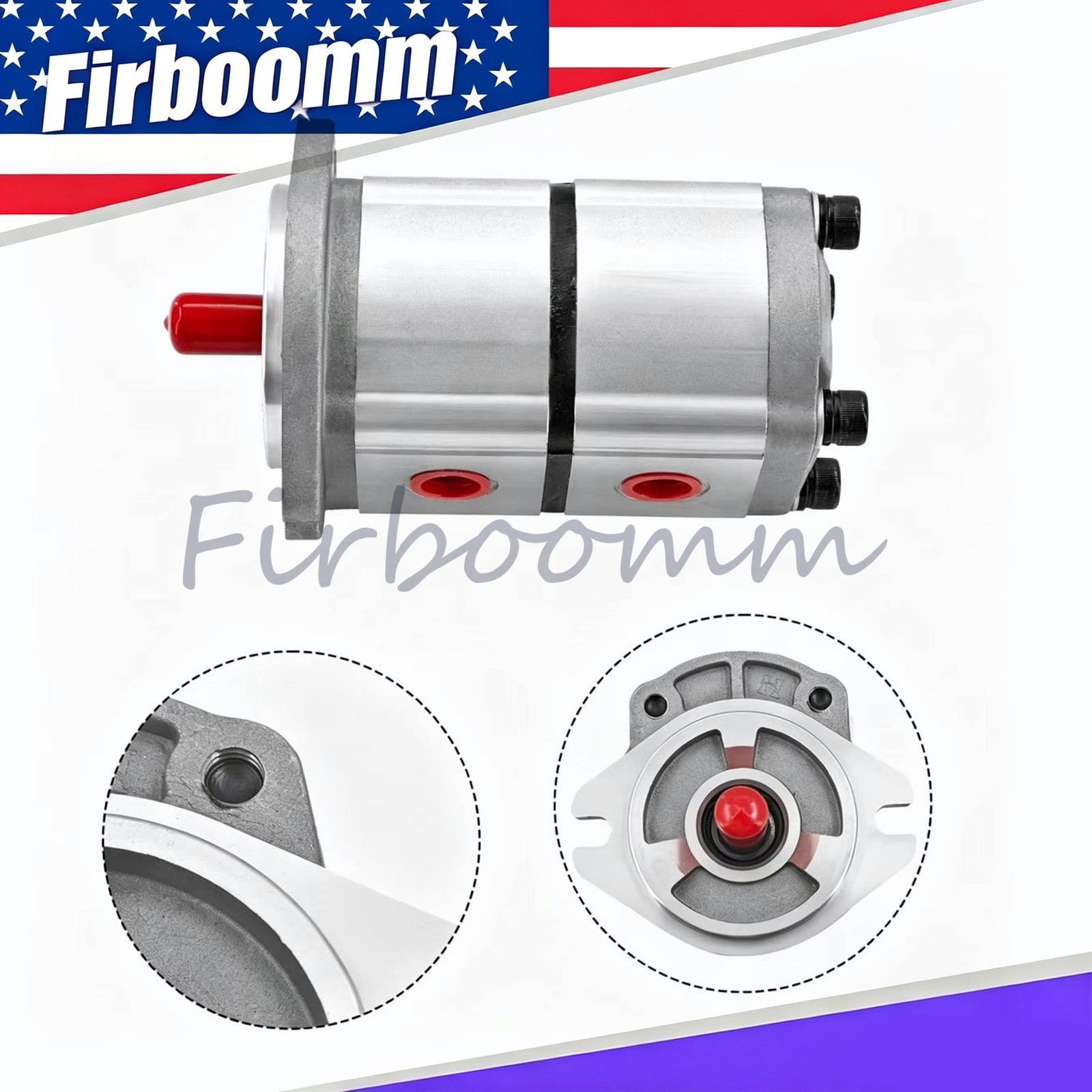 Two-Section Hydraulic Gear Pump PGP51088G3LP for AGT Skid Steer Loader KTT23