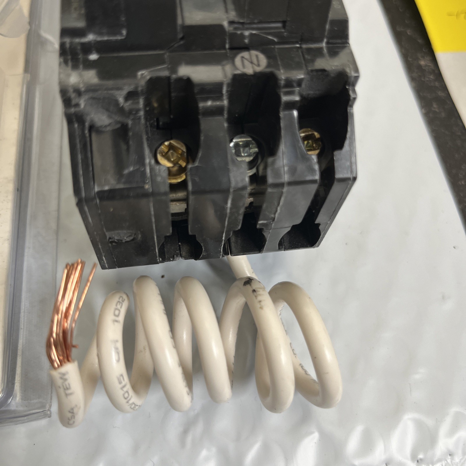 GE 50 Amp 240-Volts Double Pole Ground Fault Breaker with Self-Test