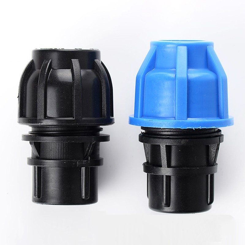 MDPE Compression Fitting Male Female Thread Adapter Water Pipe Connector 20-63mm