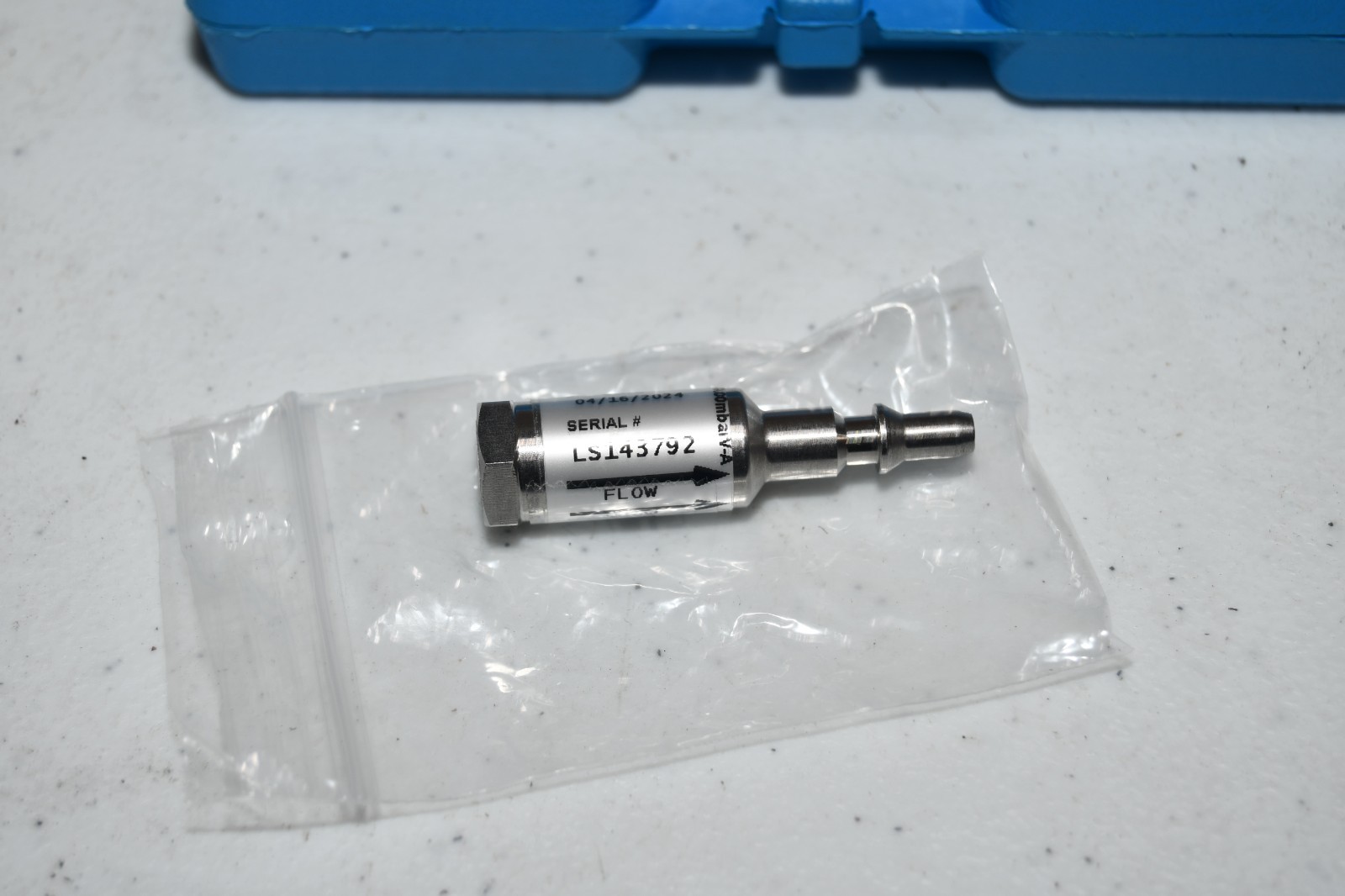 ^ CTS Cincinnati Test Systems 520-30.00scc Calibrated Leak Standard #X8599
