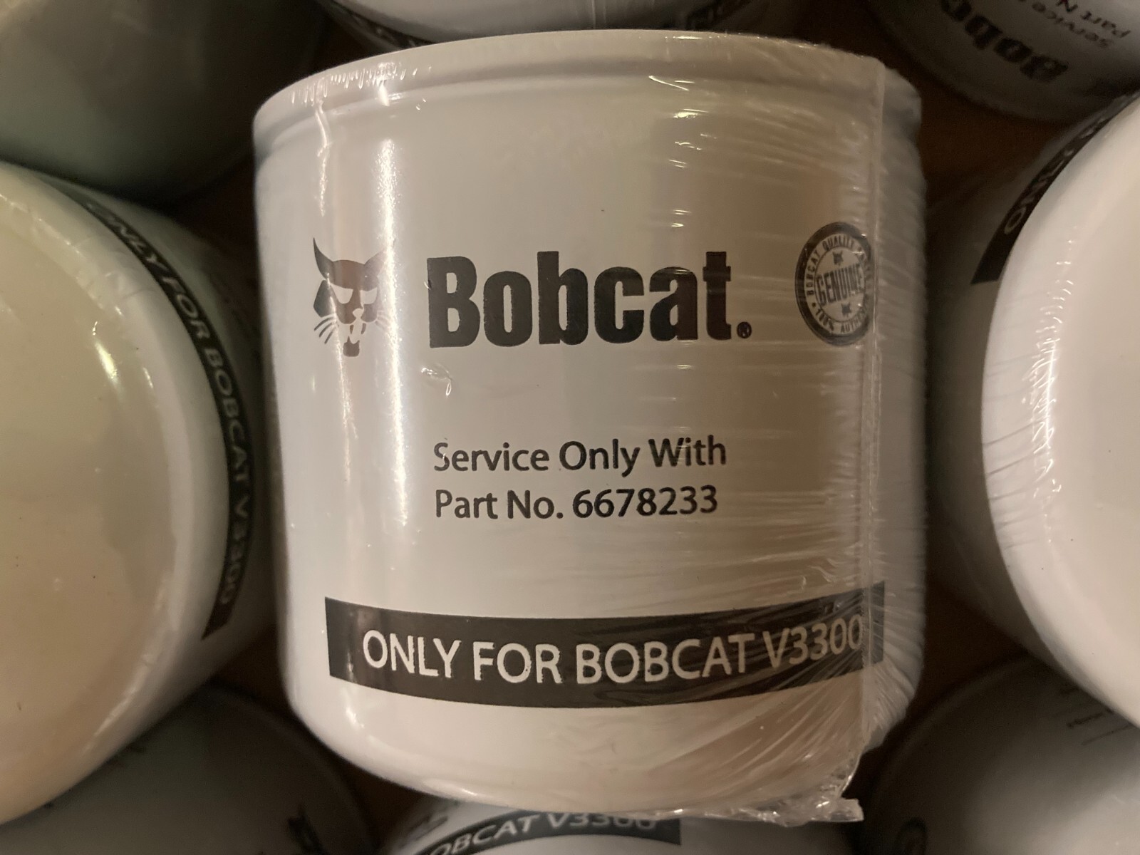 1 OEM Bobcat 6678233 Oil Filter for V3300 or CASE OF 12 FOR $144 + Free Ship