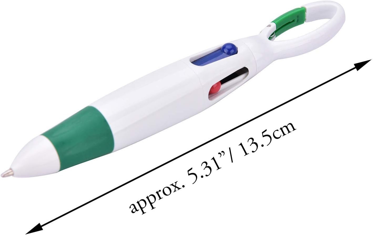 Lightweight Retractable Shuttle Pens Set – 4 Colors, 12 Pieces for Daily Use