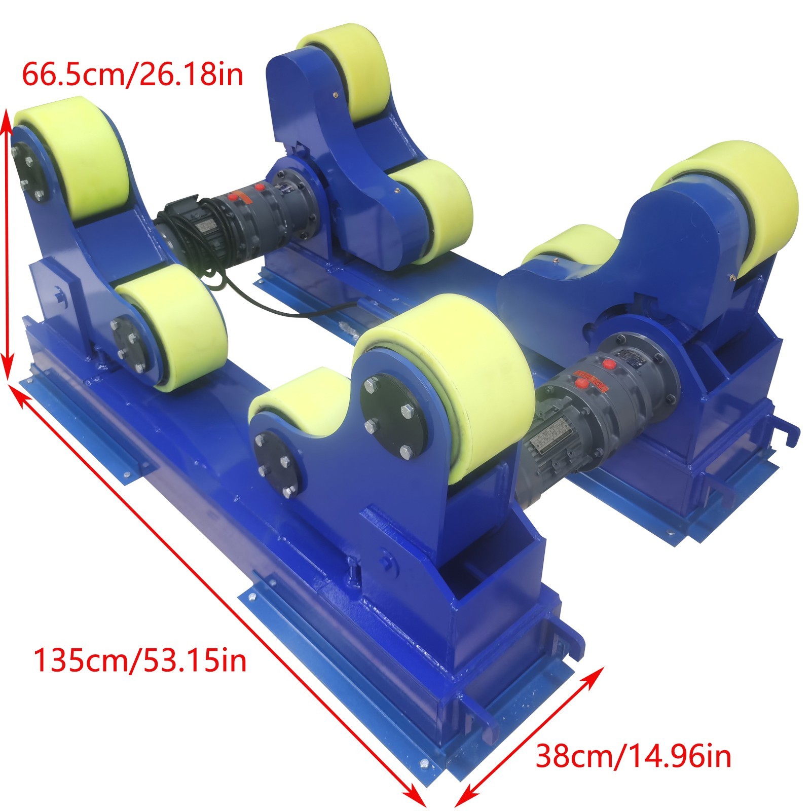 5T Self-Adjusting Welding Rotator 220V VFD Pipe Positioner Tank Turning Rolls