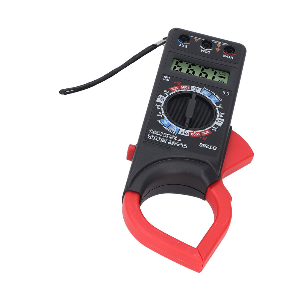 DT266 Digital Clamp Meter with Wide Range AC 0 1000A DC 0 1000V Measurement