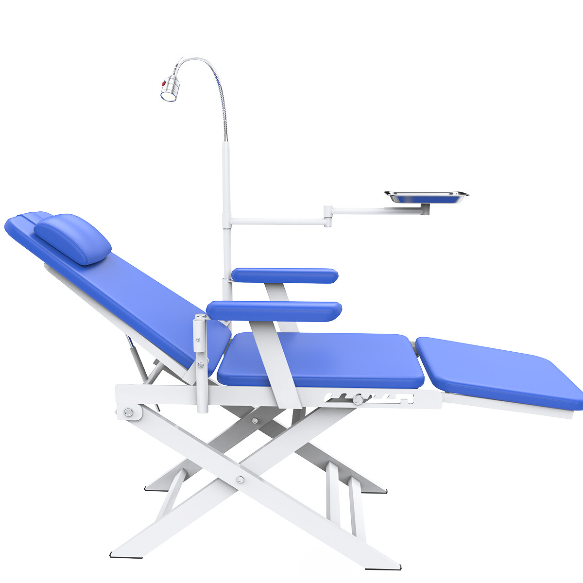 Unidad Dental Portátil con Luz de Curado y Scaler Ultrasónico / Silla Plegable