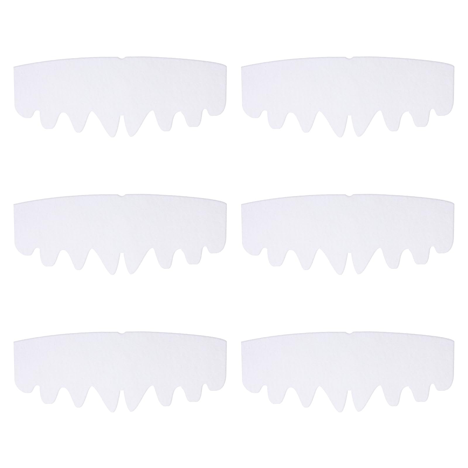 YUXIANLB 6 Pcs White Baseball Caps Inserts Shapers, Flexible Washable Reusabl…