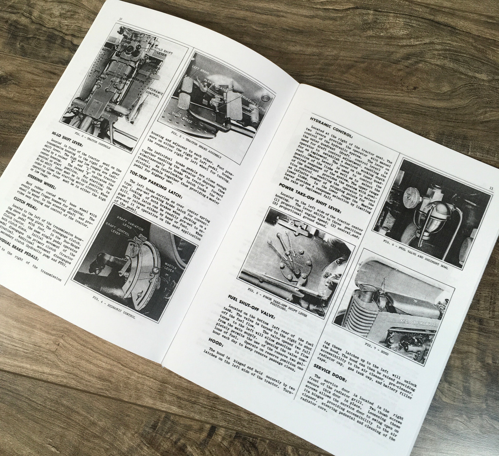 Massey Harris Mh 50 Tractor Operators Manual Owners Book Maintenance Instruction