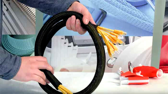 100 FT 1/8″ Black Expandable Wire Cable Sleeving Sheathing Braided Loom Tubing