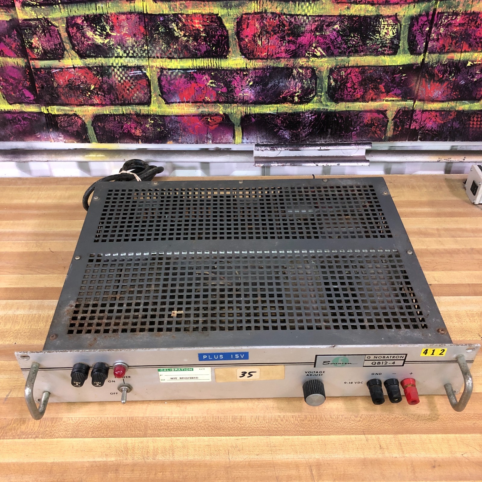Sorensen Nobatron QB12-4 DC Power Supply 0–12V 4A Vintage Lab Bench Tested