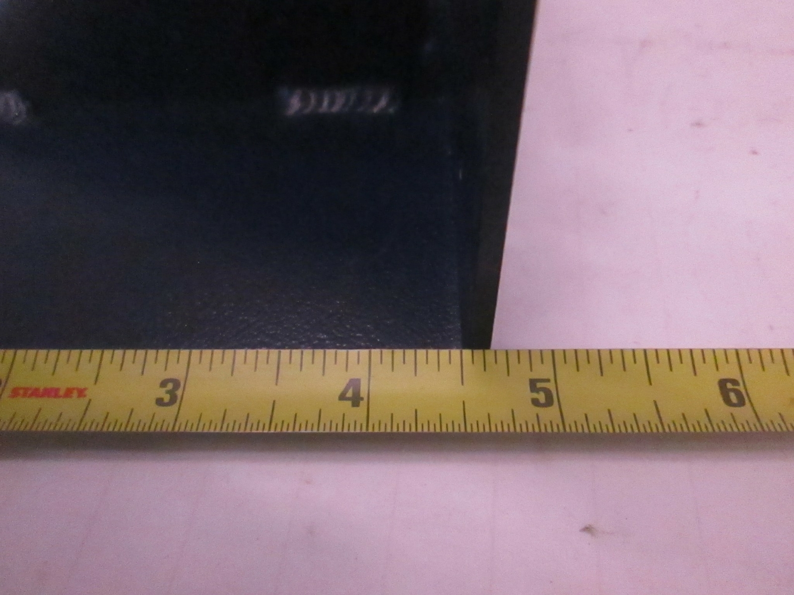 3.5×5.2 inch Blue Powder Coated Aluminum Gen Purpose Bracket, New w gusset