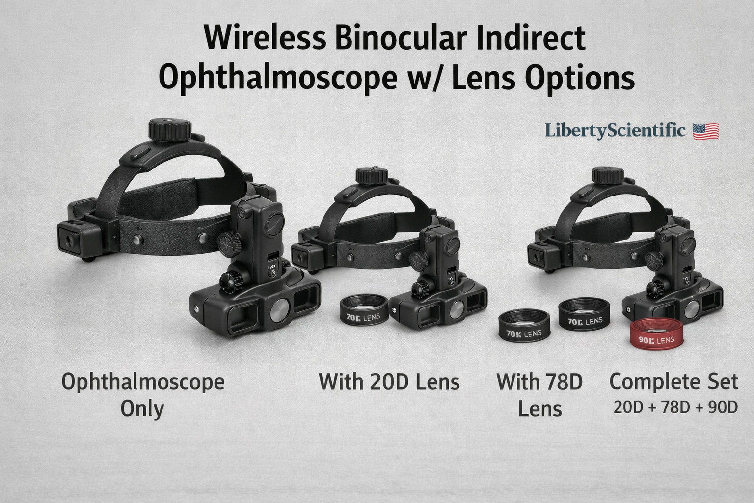 Eye Cordless Binocular Indirect Ophthalmoscope USA SELLER