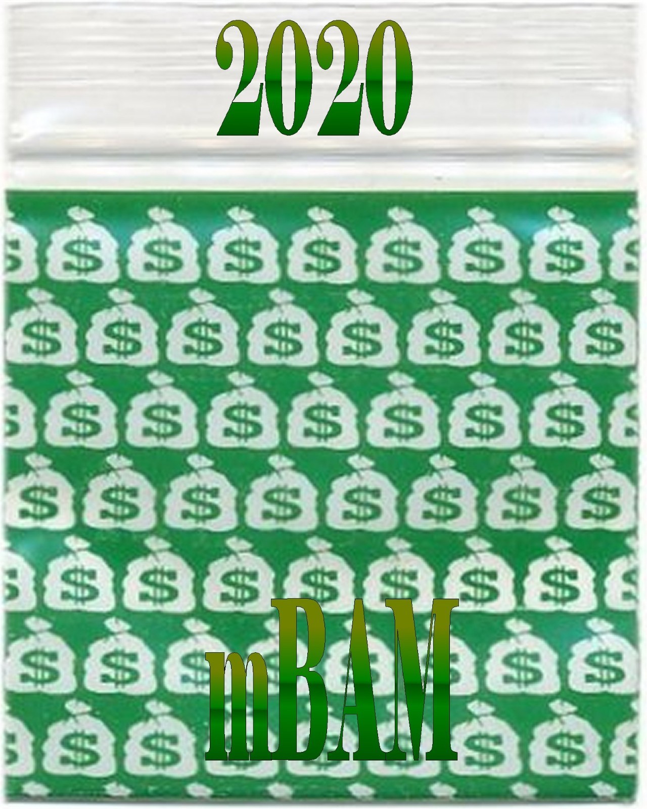 100 PACK BLUE LUCKY 777s 1515 Apple Zip Baggies 1.5×1.5″ Mini POLYBAGS