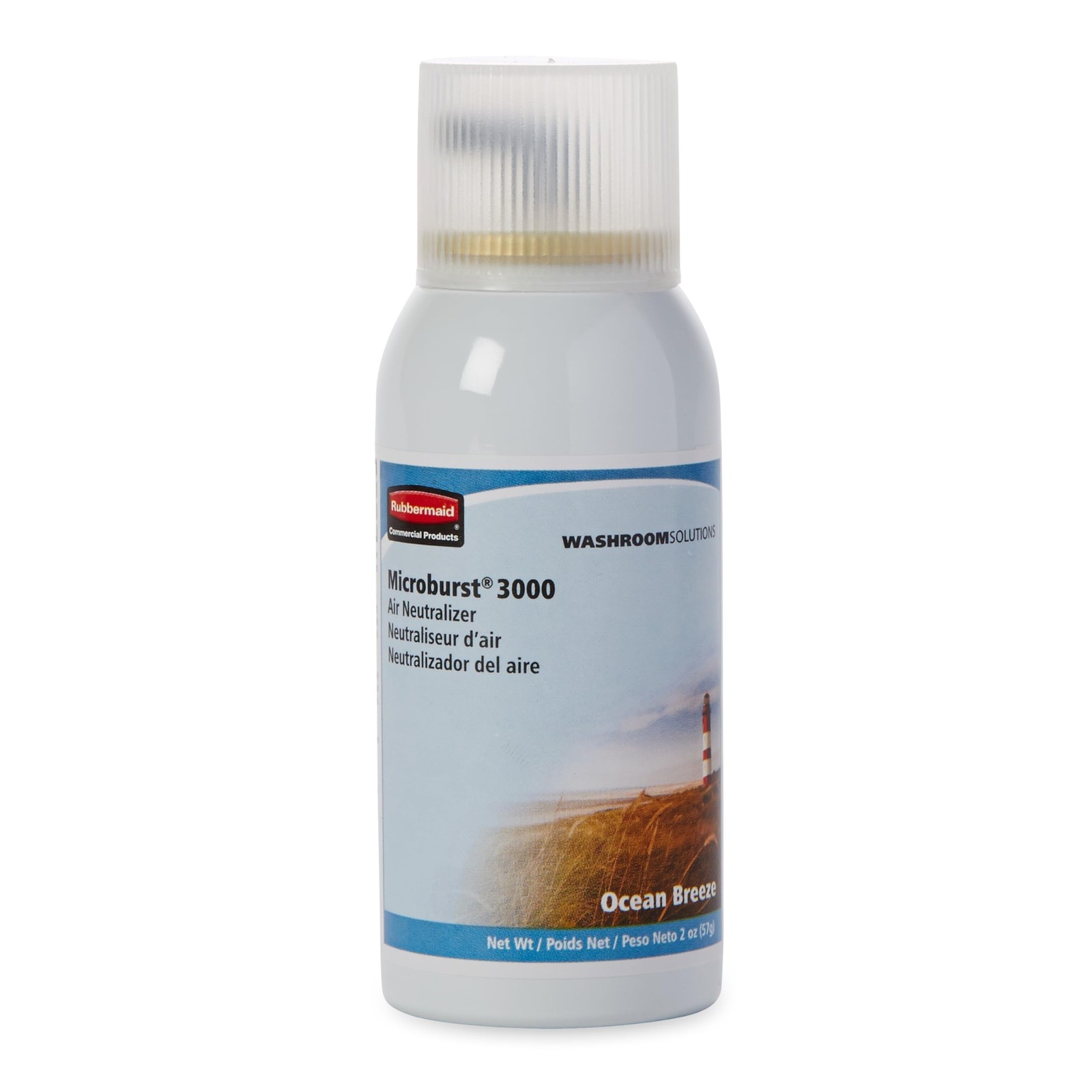 Aerosol Air Freshener Refill Ocean Breeze Microburst 3000 Rubbermaid Commercial