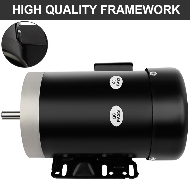 1.5HP General Purpose Electric Motor 56C Frame 1750RPM Three Phase 230/460V