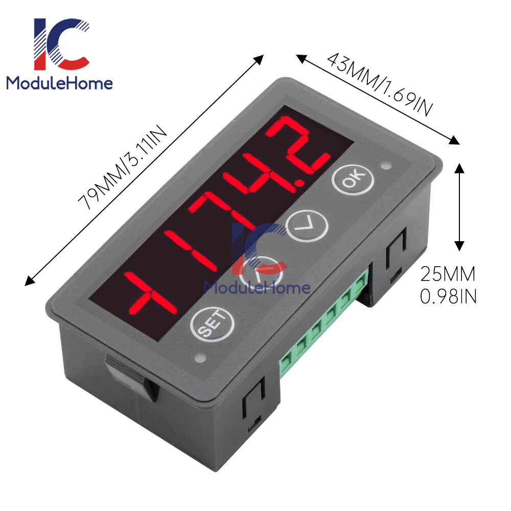 MODBUS-RTU Communication Display Meter RS485 Master-Slave-Monited DC 8-25V New-