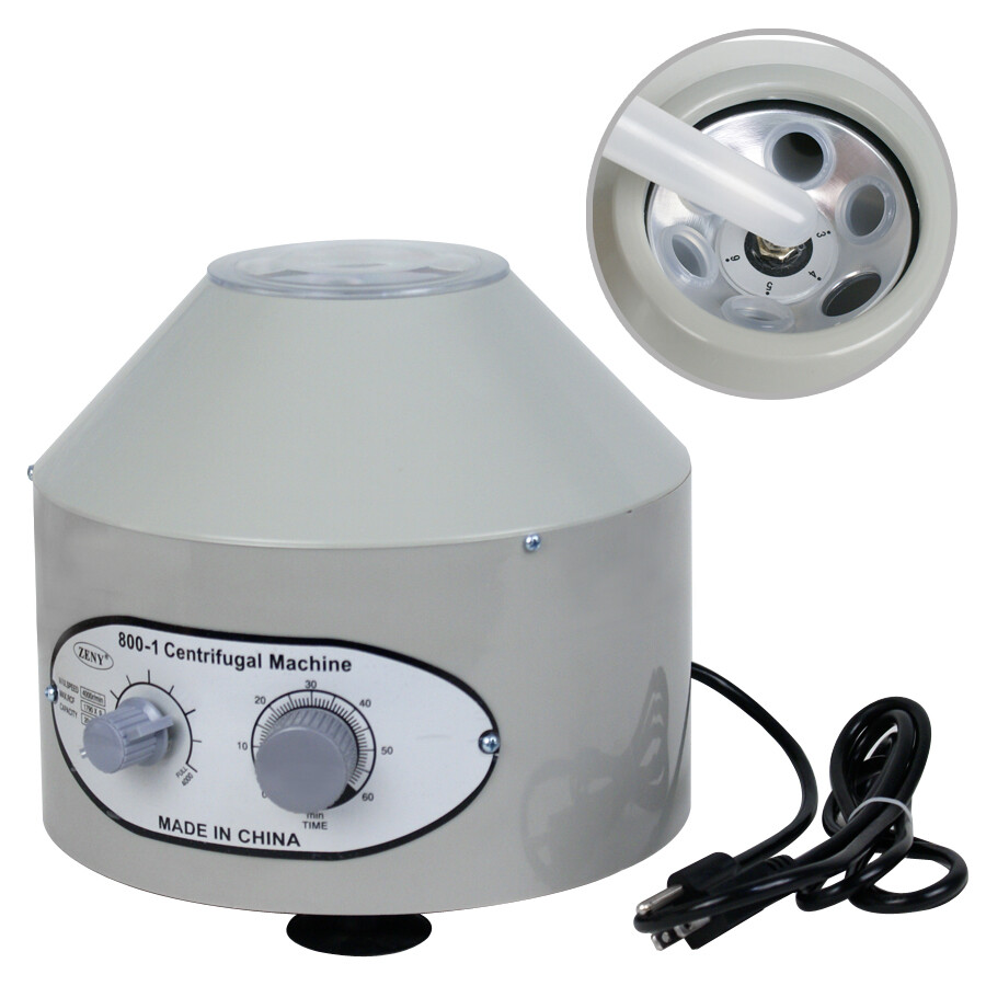 Electric Centrifuge Machine Laboratory Medical Practice 4000rpm 1435g 20 ml x 6