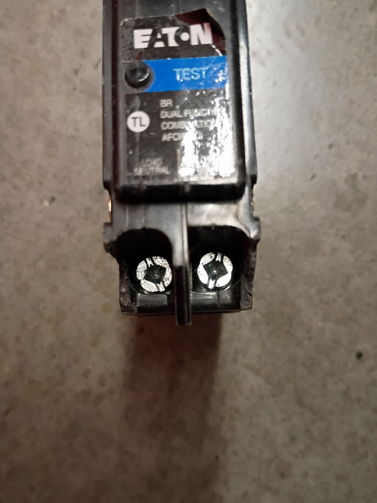 Eaton BRP120DF 120 20A 1-Pole Dual Function Circuit Breaker AFCI/GFCI READ DES.