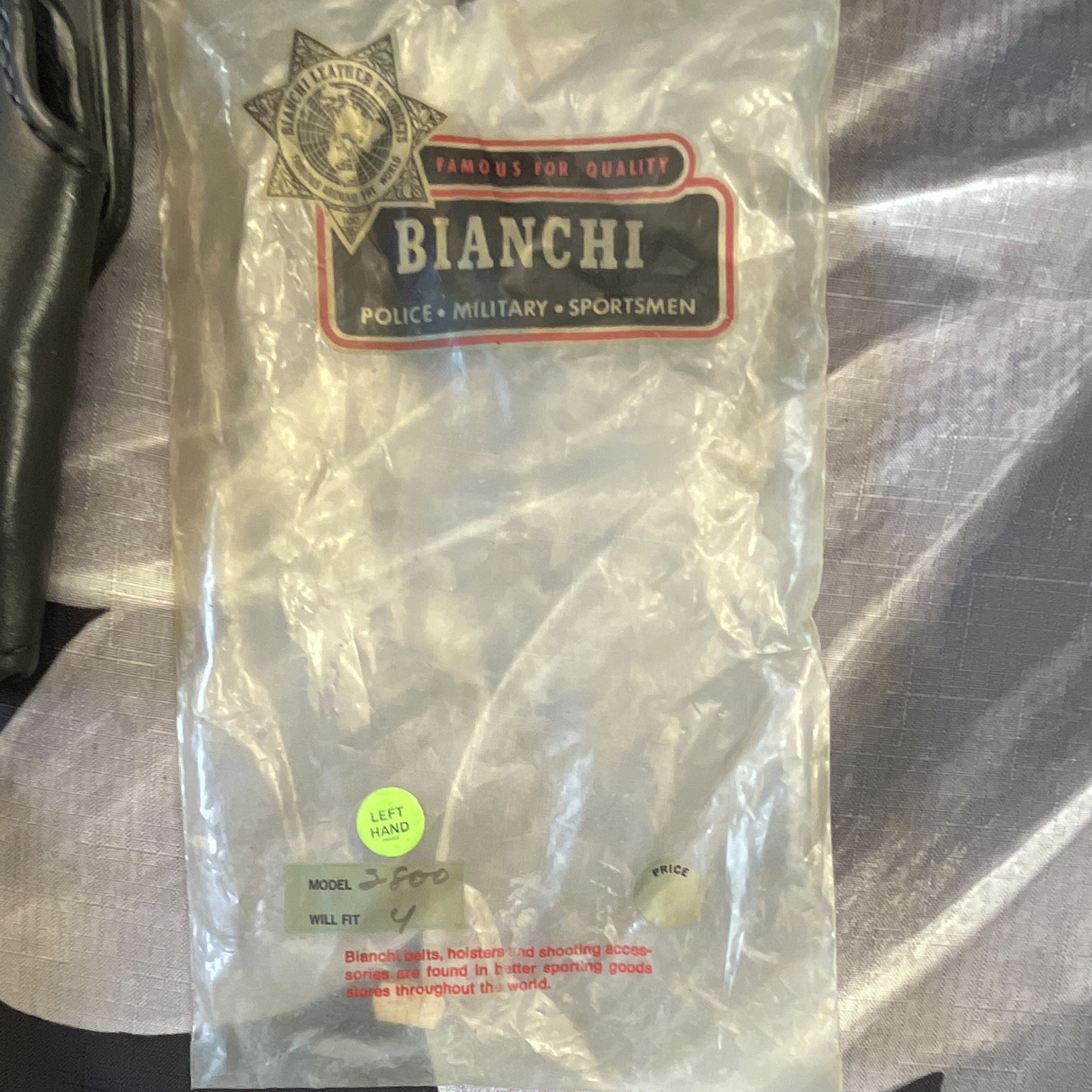 Bianchi Model 2800 «The Judge» Black Leather Holster, MPN 2800