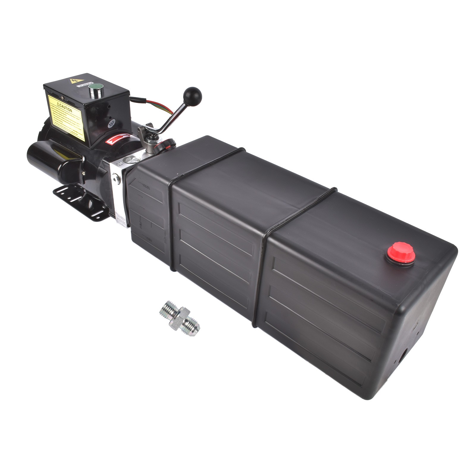 Car Lift Hydraulic Pump Power Unit 15 Quart Single Action 220V for Auto Repair