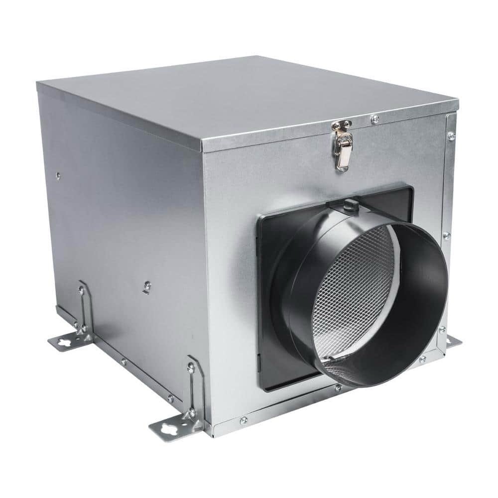 QUF 100X 50/80/100 CFM Wall Ceiling Mount Fresh Air Supply Fan Temp And Humidity