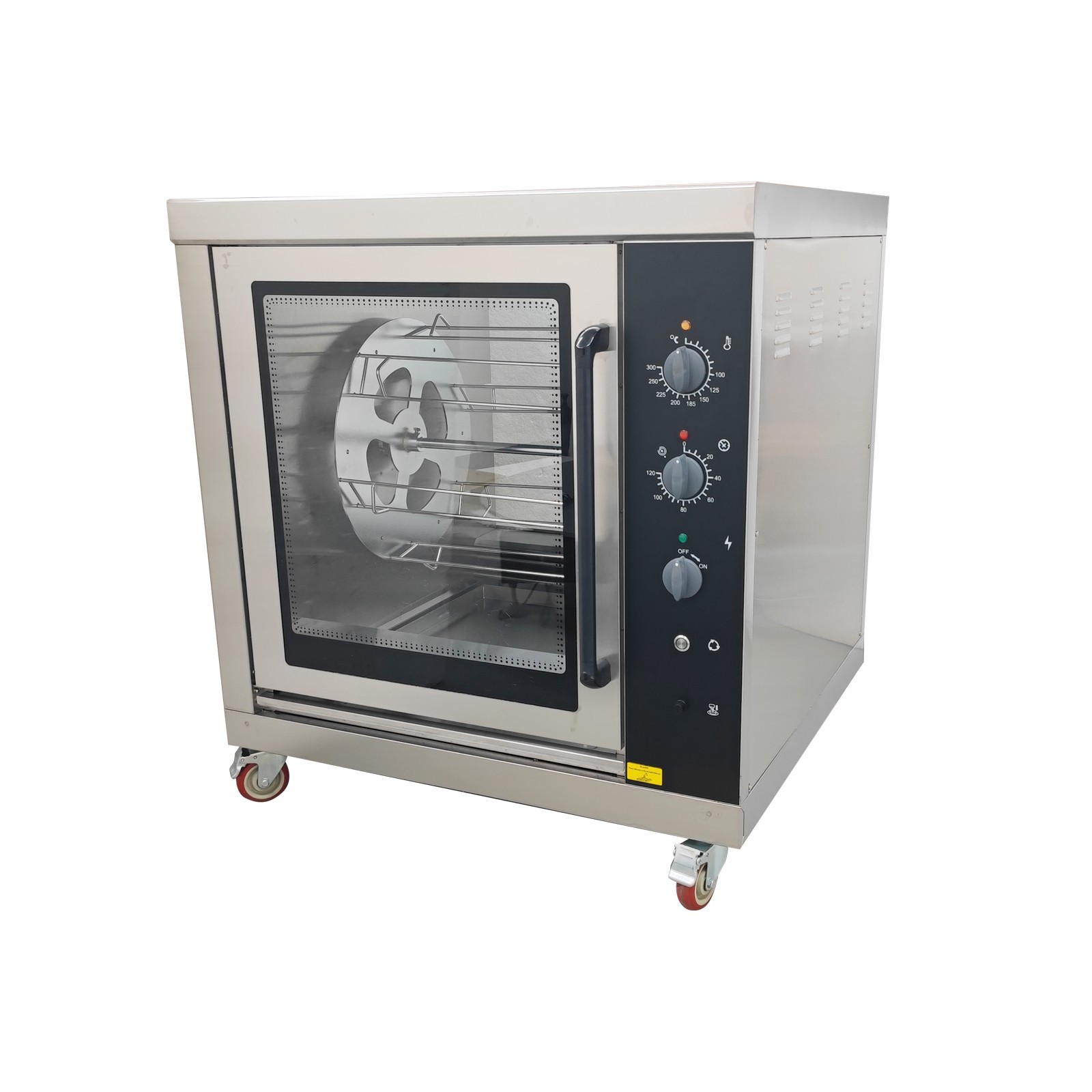220V Electric Chicken Rotisserie Machine 122-572℉ Temp. Adjust Rotisserie Machin