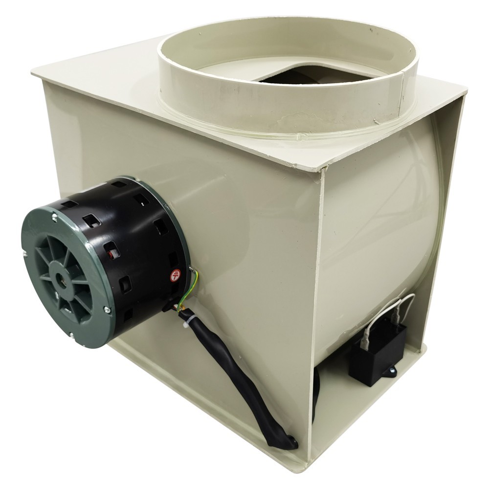110V 60HZ Laboratory PP Centrifugal Blower Fan Anti-corrosion Fume Hood 300W