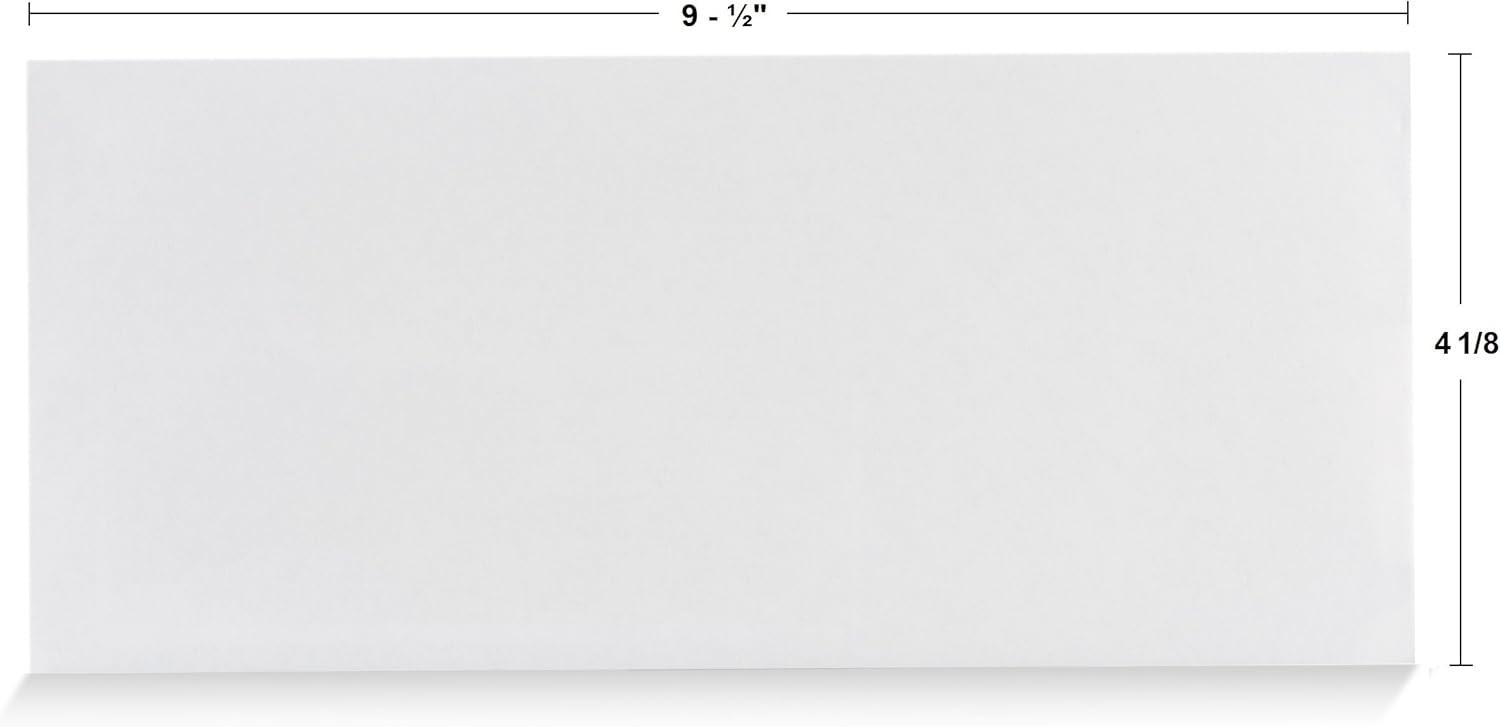 Secure 100 Self-Sealing Envelopes with Security Tint – Perfect for Everyday Use