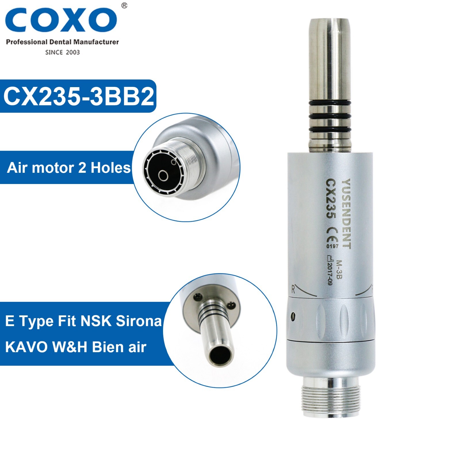 COXO Dental CX235 LED/Fiber/Surgical/Contra Angle Low Speed Handpiece NSK/KaVo
