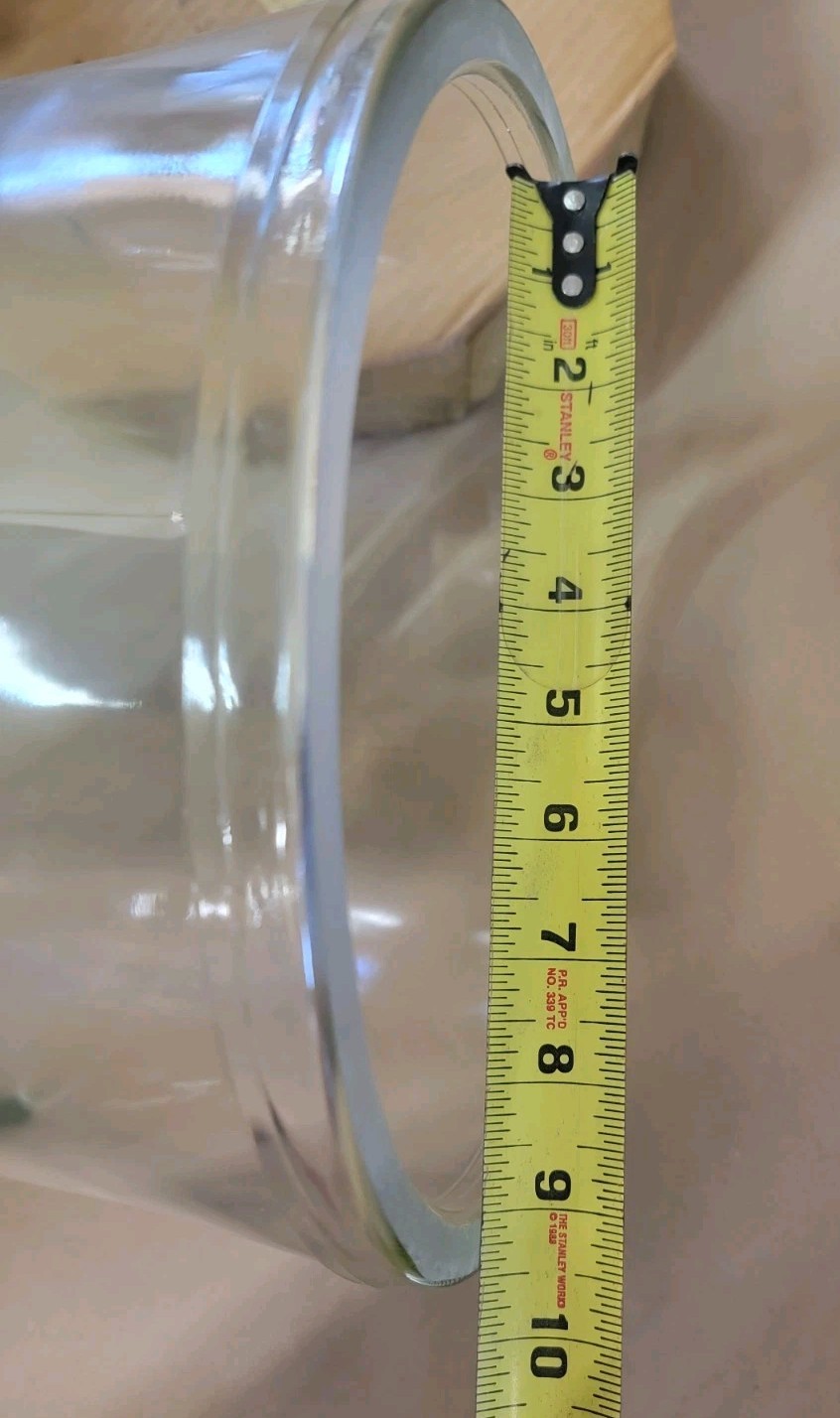 Corning QVF PB90/9A 225mm 9″ Borosilicate Glass 90° Elbow Process Pipe NOS