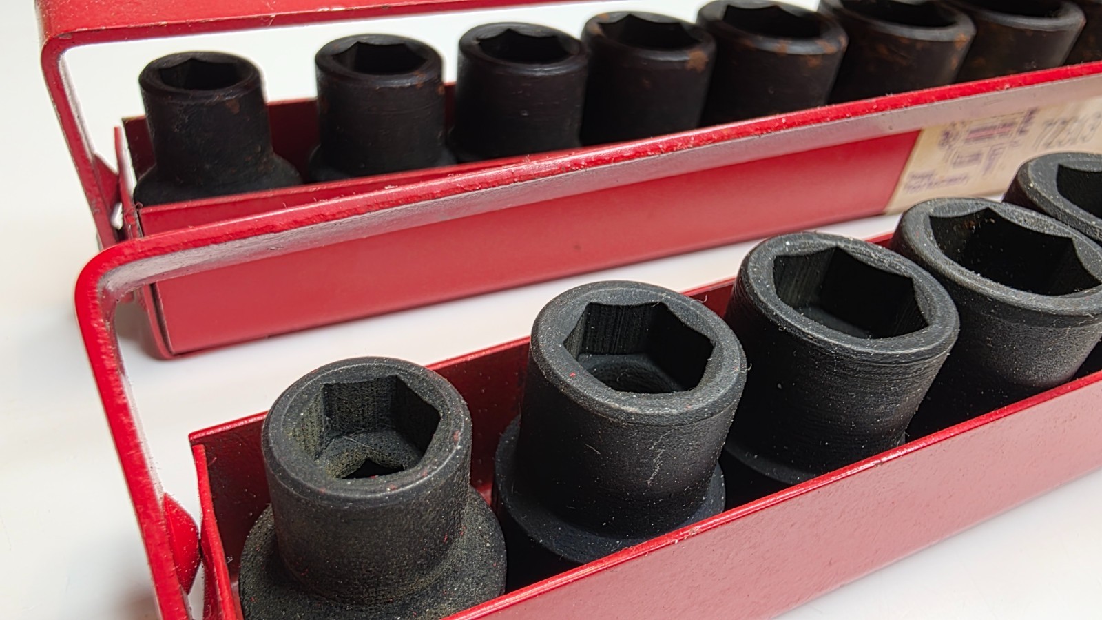 2x Wright Tool 72313 8pc 3/8in Drive 6-Point SAE Impact Socket Set