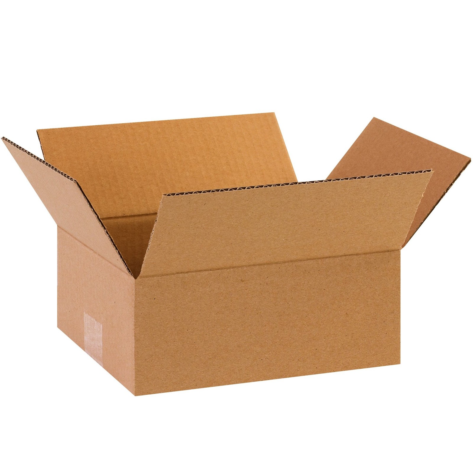 PARTNERS BRAND 10 x 8 x 4 Corrugated Cardboard Boxes, Flat 10″L x 8″W x 4″H, …