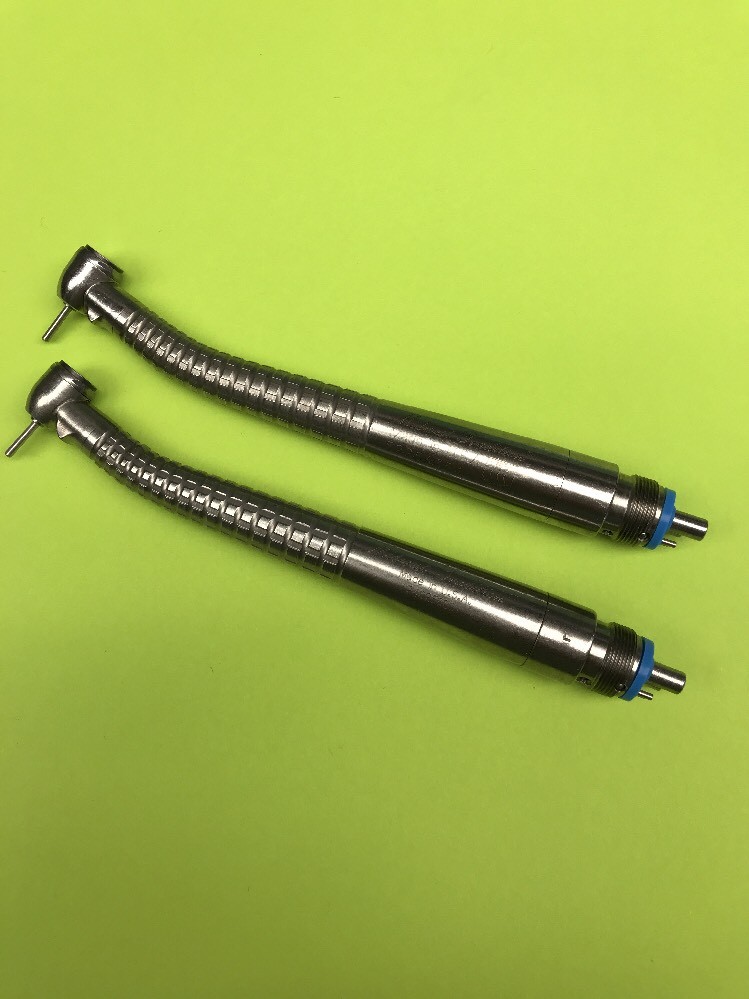 Dental Handpiece / 2 MIDWEST TRADITION PUSH BUTTON HIGH SPEED HP Fiber Optic 30%