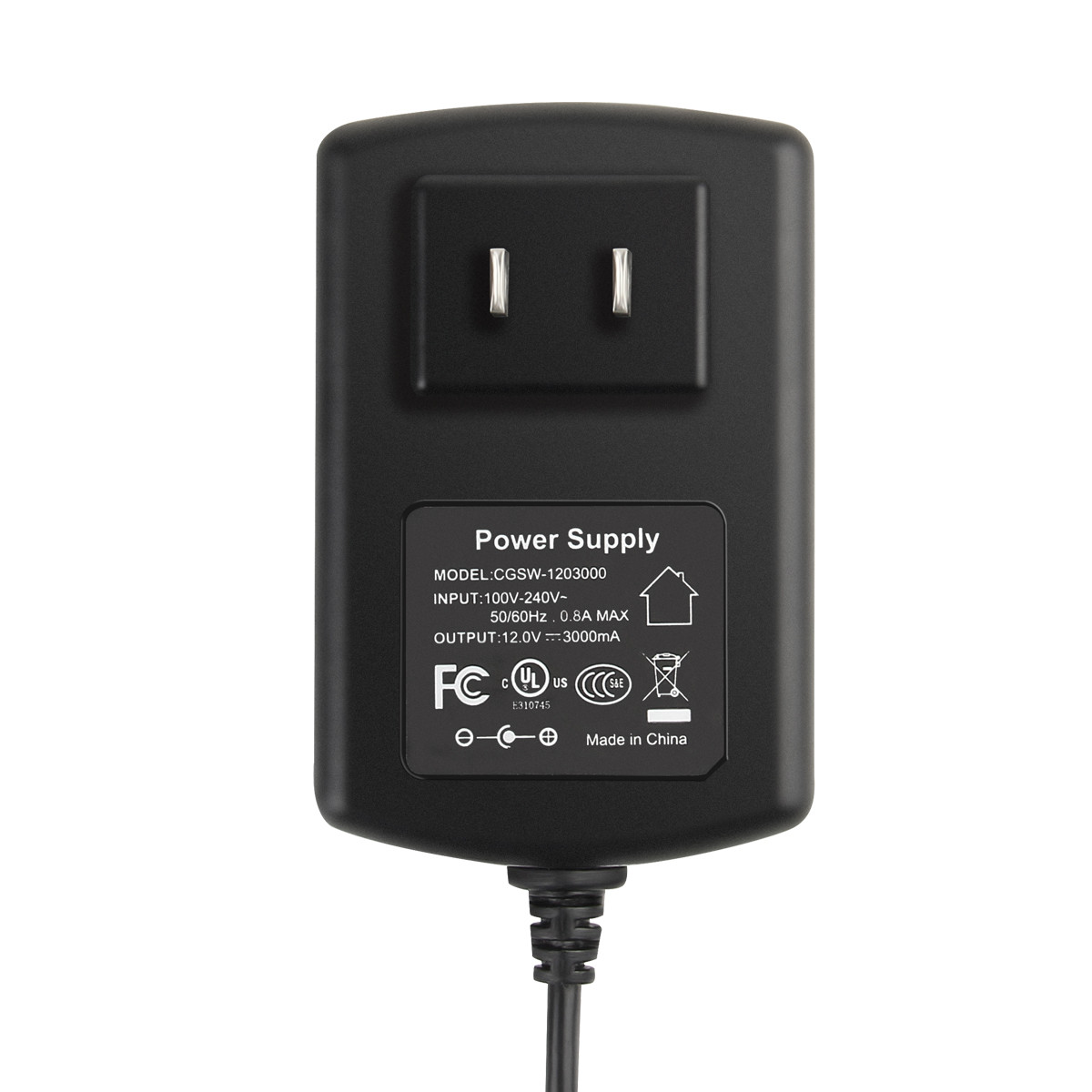 AC 110-220V to DC 12V 3A 36W Power Supply Adapter Transformer Jack 5.5mm X 2.1mm