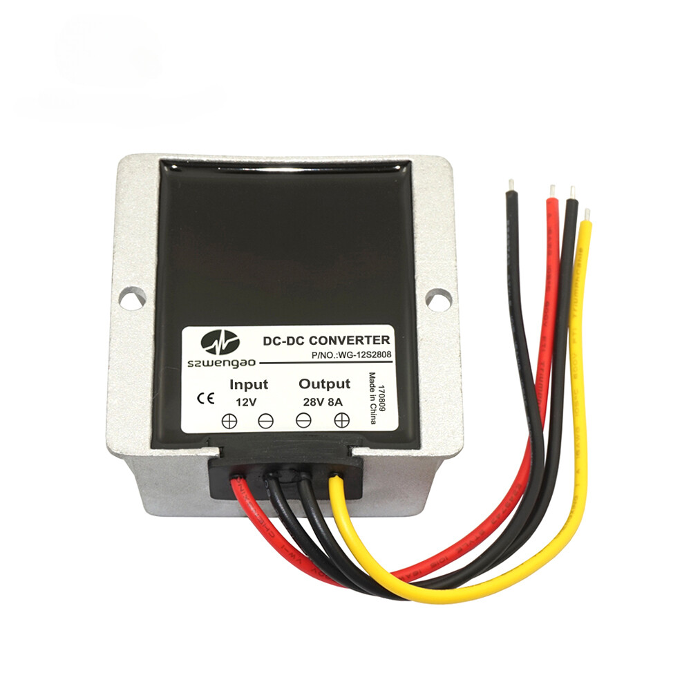 DC 12V to 19V/28V 3A 5A 8A 10A 15A 20A 30A Step-up DC-DC converter power for car