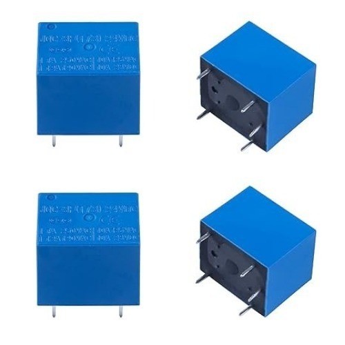 12V 24-Volt SPST Power Relay Module PCB Type 5-Pin Mini Relay for Ci Size: 24V