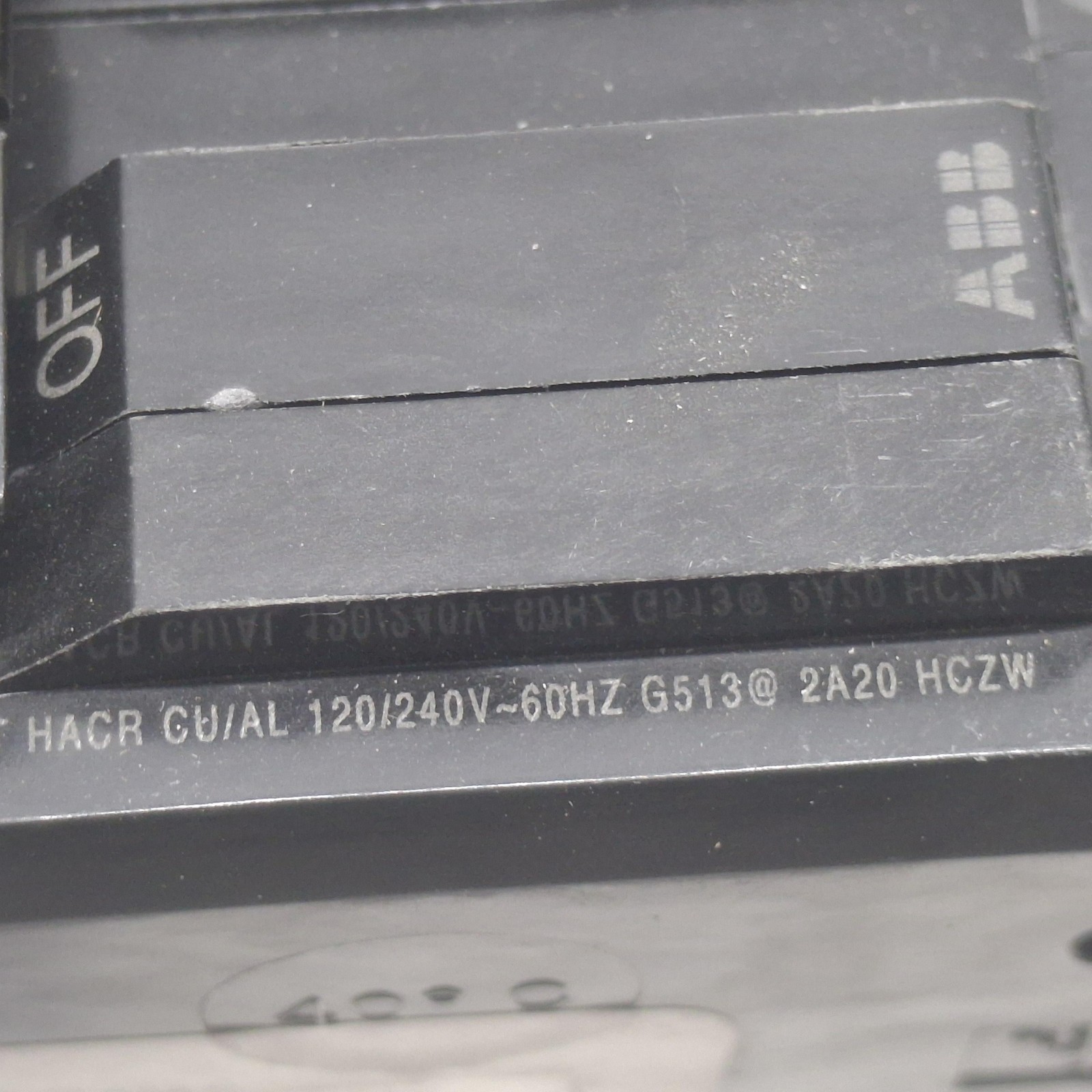ABB THQL2150GFT2 GFCI Circuit Breaker 2-Pole 50A 120/240V AC Class A CU/AL