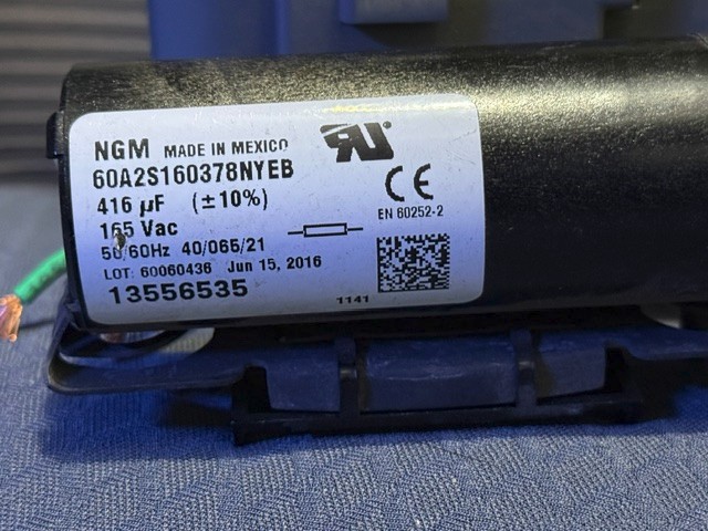 EMBRACO 115V RELAY, OVERLOAD, CAPACITOR, COVER, STARTER PACK